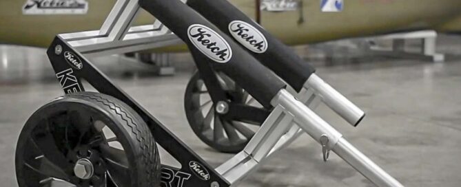 Ketch Kart, wheels dolly for moving kayaks