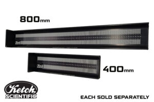 Ketch Scientific fish measurement board for biologists and scientists to use in the lab and field, marked every millimeter and available in 400 millimeter or 800 millimeter lengths.