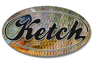 Ketch Oval Sticker Bluegill