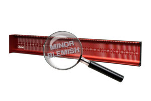 Blemished 32 inch red Ketch X fish measuring stick