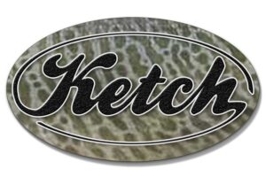 Ketch Oval Sticker Musky
