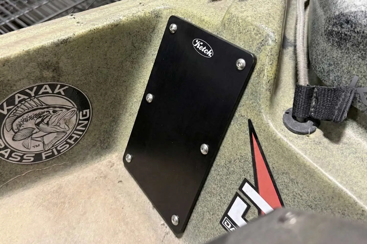 Ketch Triple Rod Tube Delete Plate - for Hobie® PA 14 Kayaks - Image 2