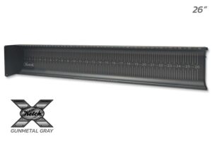 Ketch X 26 inch bump board in Gunmetal Gray made 100% in the USA of Aluminum with laser etched markings.