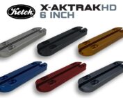 Ketch X-Aktrak Heavy Duty 6 inch t-track in 6 anodized aluminum colors