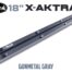 Ketch X-Aktrak Heavy Duty 18 inch t-track in Gunmetal Gray anodized aluminum