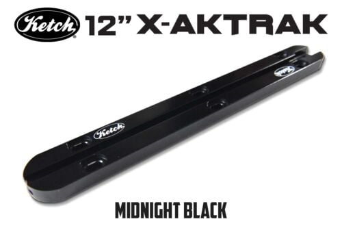 Ketch X-Aktrak Heavy Duty 18 inch t-track in Midnight Black anodized aluminum
