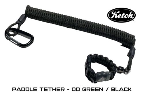 OD Green / Black Ketch Paddle Tether for securing Paddle to your kayak.