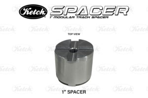 Ketch Products 1 inch modular track spacer to elevate your Ketch Krossbar for mounting on kayaks.