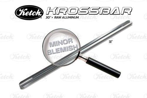 Ketch blemished Krossbar in 30" size and raw aluminum color.