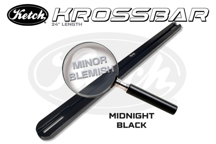 Blemished Ketch 24" Krossbar in Midnight Black color with minor cosmetic blemishes.