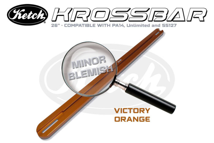 Victory Orange Ketch Products Krossbar compatible with Hobie PA14 and other kayaks.