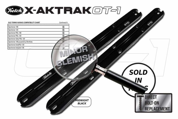 Blemished Ketch X-Aktrak OT-1 t-tracks for Old Town Kayaks