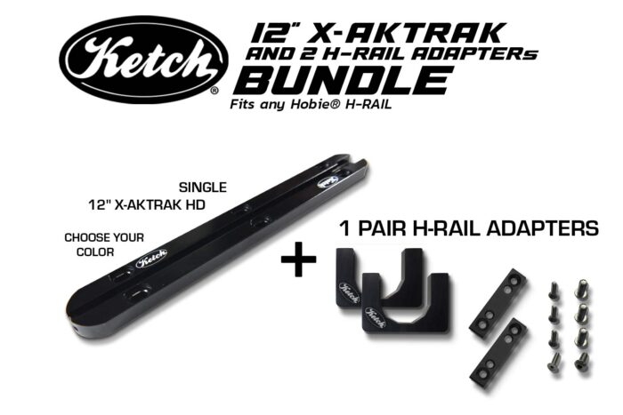 12" X-Aktrak HD and H-Rail Adapters Bundle