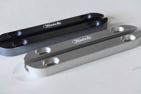 Ketch X-Aktrak HD 6" in Gunmetal Gray and Clear Anodized Aluminum