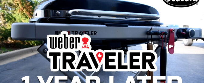 thumbnail image showing the Weber Grills Traveler and text saying 1 year later.