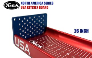 inside bump end view of the 26" Limited Edition North America Ketch X Board USA.
