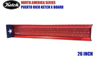 Top down view of the 26" Limited Edition North America Ketch X Board Puerto Rico.