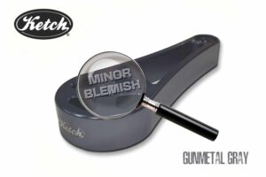 Blemished Ketch Anodized Aluminum PA Series Steering Handle Gunmetal Gray.