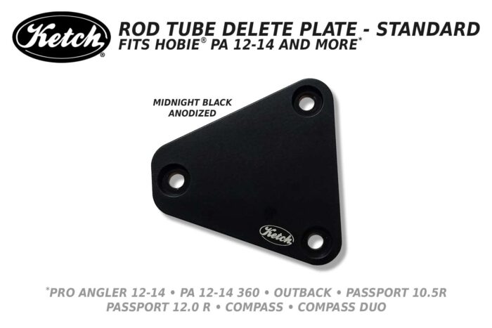 Rod Holder Delete Plate - Standard - For Hobie kayaks