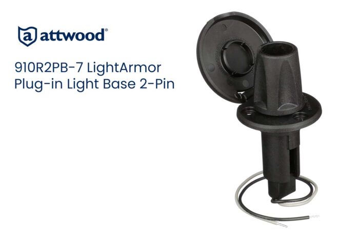 Attwood LightArmor Plug-in 2 Pin Light Base - Image 2