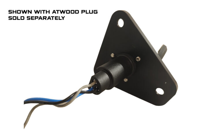 Rod Holder Delete Plate - Atwood 3 prong base compatible - For Hobie kayaks - Image 3