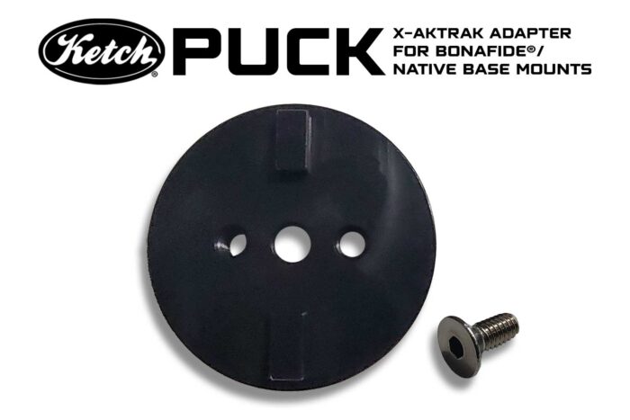 Ketch Puck X-Aktrak Adapter for select Bonafide®/Native Kayaks