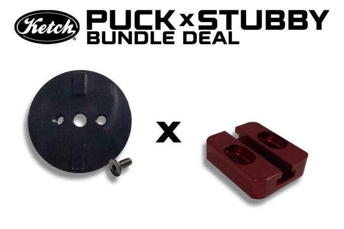 Ketch Puck and X-Aktrak HD 2" Stubby Bundle - For Bonafide/Native Kayaks