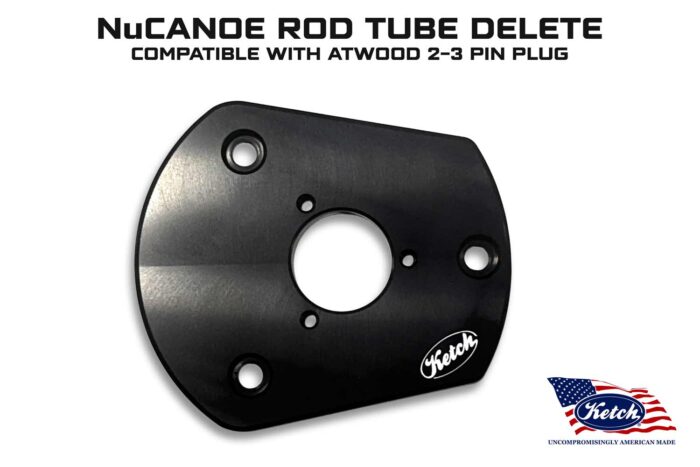 Rod Holder Delete Plate - Atwood 2 or 3 pin base compatible - For NuCanoe Kayaks - Image 2