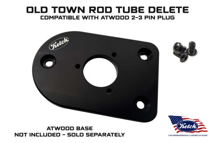 Rod Holder Delete Plate - Atwood 2 or 3 pin base compatible - For Old Town Kayaks - Image 2