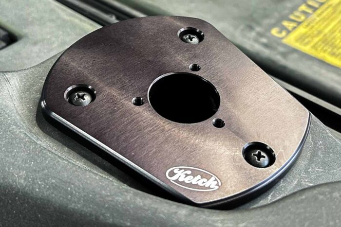 Rod Holder Delete Plate - Atwood 2 or 3 pin base compatible - For NuCanoe Kayaks - Image 3
