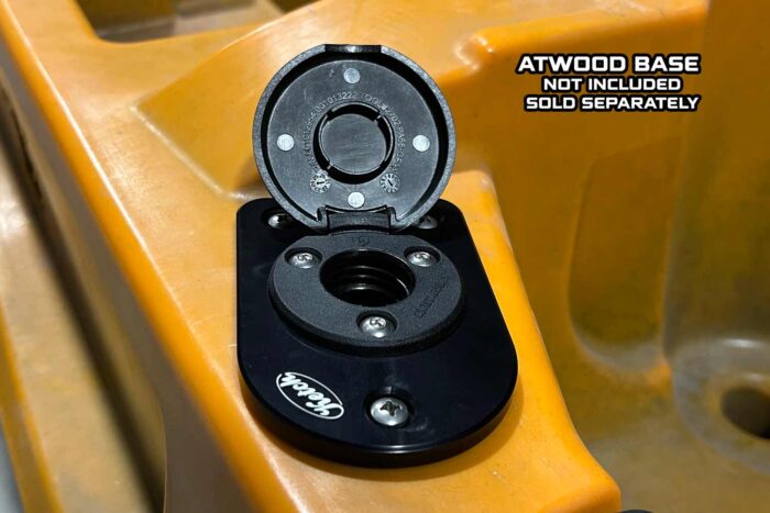 Rod Holder Delete Plate - Atwood 2 or 3 pin base compatible - For Old Town Kayaks - Image 5
