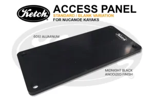 Ketch Access Panel for NuCanoe kayaks, standard or blank version.