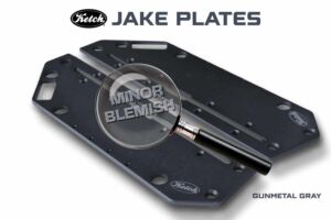 Blemished Gunmetal Gray Ketch Jake Plates - Fits Hobie® PA SERIES KAYAKS
