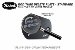 Blemished Rod Holder Delete Plate - Standard - For NuCanoe Kayaks