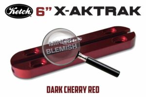 Blemished Dark Cherry Red 6" X-Aktrak HD