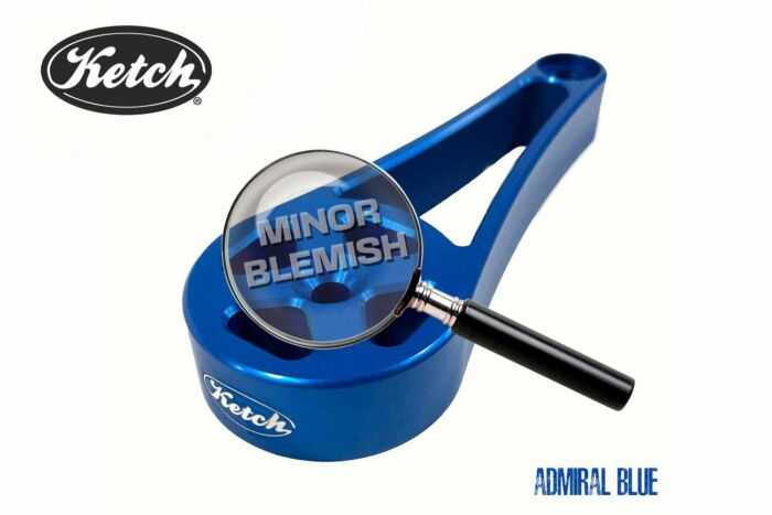 Blemished Ketch Admiral Blue Anodized Aluminum PA Series Steering Handle