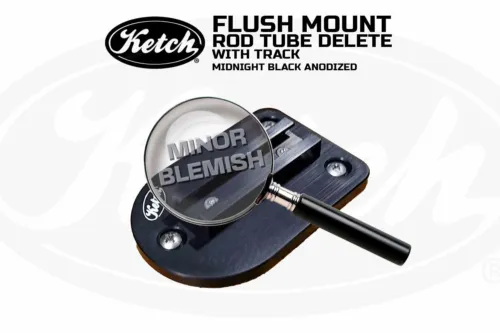 Blemished Ketch Flush Mount Rod Tube Delete with track for Old Town Kayaks.