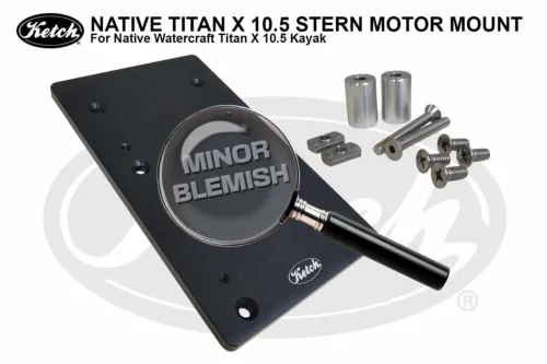 Blemished Ketch Native Titan X 10.5 Stern Motor Mount.