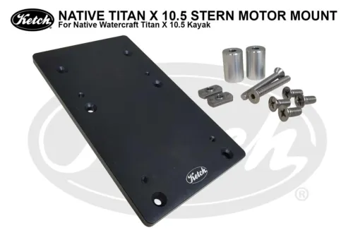 Ketch Native Titan 10.5 Kayak Stern Motor Mount.