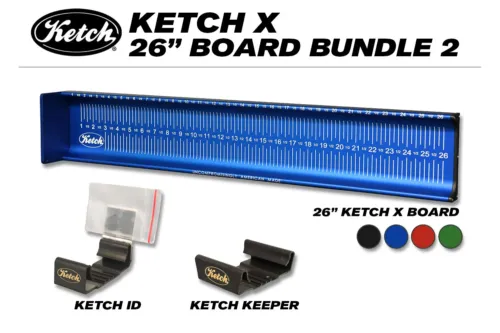 Ketch X 26" Board Bundle with Ketch ID and Ketch Keeper.